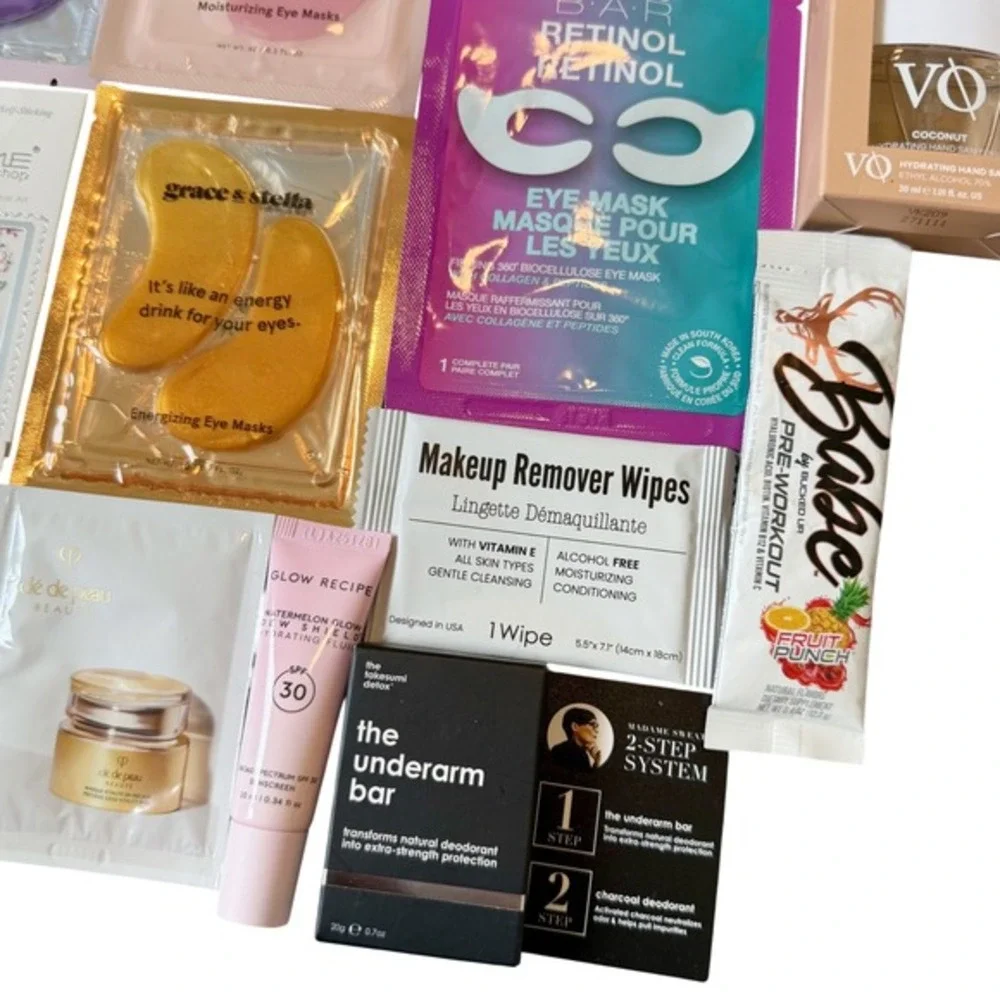 NEW 20pc Lot Self Care Spa Bundle Eye Masks, K-Beauty, Disney, Clé de Peau, RMS